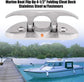 Boat2 Pcs Folding Cleat 4-1/2" Flip-up Dock Marine Grade 316 Stainless Steel with Screws