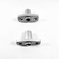 Oar Lock Socket Aluminum Top Mount Oarlock/Rowlock Sockets Flush Fishing Rowboat Marine 2PCS