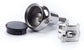 316 Stainless Steel Boat Steering Wheel Knob, Maneuvering Knob with Black Nylon Cover