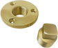 Boat Hull Drain Bronze Brass Garboard Plug w/Recepacle Flange 1/2"