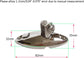 Heavy Duty 360 Degrees Swivel Quick Release Deck Hinge Side Mount 316 Stainless Steel Boat Bimini Top Hardware Without fasterneres