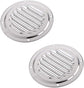 Round Louvered Vent 4" Stainless Steel Marine Boat 102mmCaravan Suit 2PCS for Yacht Accessories
