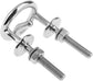 Marine Stainless Steel Transom Mount Ski Tow Hook Water Eye Hitch for Boats 2-1/2" Ring Boat