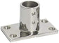 Stainless Steel Boat Rectangular Base Handrail Fittings 90 Degree 1"
