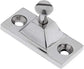 2PCS Bimini Top Side Mount Deck Hinge Fitting Hardware Base High Polished Marine Grade 316 Stainless Steel