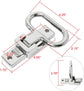 Heavy Duty 316 Stainless Steel Folding Mast Step with Diamond Tread Pattern for Boat,Yacht,Car,Truck