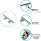 2pcs Boat Dock Cleat Marine 316 Stainless Steel Open Base 4&