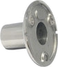 Stainless Steel Boat Round Base Handrail Fittings 90 Degree 1"