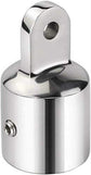 Marine Bimini Top Cap 316 Tube 3/4" External Eye End for Boat Heavy Duty Fitting Hardware Stainless Steel