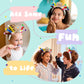 Cute Headband for Toddler Girls, Crazy Hair Day Accessories Kids, Stocking Stuffer Little Girl, Girls Washing Face and Skincare, 1 PCS