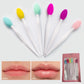 6PCS Lip Scrub Brush Tool,Double-Sided Silicone Exfoliating Lips Brushes,Gentle Exfoliator Scrubber for Smooth,Soft,Bright,Fuller Healthy