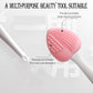 Lip Scrub Brush Tool,Double-Sided Silicone Exfoliating Brushes Kits,Gentle Exfoliator Scrubber for Smooth,Soft,Bright,Fuller Healthy Lips (3 Colors) Heart - 3 Colors