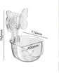 Suction Cup Organizer Storage Rack,Waterproof Shower for Dresser,Shower Set,Waterproof Basket Bathroom,Butterfly Clear