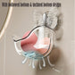 Suction Cup Organizer Storage Rack,Waterproof Shower for Dresser,Shower Set,Waterproof Basket Bathroom,Butterfly Clear