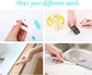 5Pcs Household Cleaning Brushes,Precision Brush Kit/Cleaning Tools, for Corner Stain Dirt Clean Brush,Deep Detail Crevice Cleaner Set,ABS+Non-Woven 5Pcs/Set