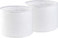 Set of 2 Pure White Linen Drum Lamp Shade 13" Top x Bottom 10" High (Spider) Contemporary Shades for Table Lamps & Bedside Replacement Lampshade - Petluno Assembly is Required White-Texture 13*13*10