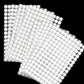 1008 Self-Adhesive Hook and Loop Dots - Petluno 10mm White Hook and Loop Stick on Dots, Round Hook and Loop Fasteners, Self Adhesive Hook and Loop Tape Strips for School Learning Materials, Christmas Cards, Binder Wallets 504