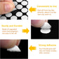 1008 Self-Adhesive Hook and Loop Dots - Petluno 10mm White Hook and Loop Stick on Dots, Round Hook and Loop Fasteners, Self Adhesive Hook and Loop Tape Strips for School Learning Materials, Christmas Cards, Binder Wallets 504
