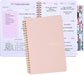 To Do List Notebook, A5 Weekly Planner Undated, Planning Pad Checklist Productivity Organizer 52 Pages for Students, Work, Fitness (Pink) Pink