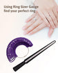Petluno Ring Sizer Australia, A-Z Measurement Tool Australian Sizes, Finger Size Measure, with Clear Scale, Easy to Use, Gauge for Women, Men (Plastic Set) Plastic Set