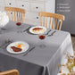 Petluno Oxford Decorative Table Cloth Rectangle Water Resistant Tablecloth for Home 137x200cm(54x79in) Grey 79 x 54 inch (Rectangular)