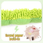 Petluno Cat Catnip Toy for Indoor Cats, Chew Teeth Cleaning, Bite-Resistant Plush Caterpillar Design, Dental Health Benefits, Green