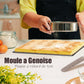 Silicone Sponge Cake Mat 30x40x1cm Swiss Roll Baking Mat for Rolling - Flexible with Rim (Brown) Brown