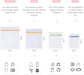 Petluno Lingerie Washing Machine Bags - Pack of 11 for Delicate Underwear, Lingerie and Socks