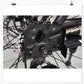 Bike rear pedal folding pedal footrest - mountain bike trekking cycling bike accessories pedals resin universal pegs footrest axle extension foot pedal rear black 1 pair 9.1 x 9.4 cm