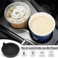 Petluno Car Cup Holder Coaster, Silicone Insert, Universal Non-Slip Holders, Interior Accessories for Women and Men, 4 Pack Black