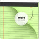 5pcs Small Note Pads 5x8 Notebook College Ruled Legal Color Notepads 5 Pack Study Back Writing x 8 Perforated Narrow of Paper for School & Office Supplies 30 Sheets/Pack Multicolor