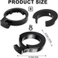 2 pieces scooter lock ring clasp front round locking ring outer lock ring electrical parts for Xiaomi Mijia M365
