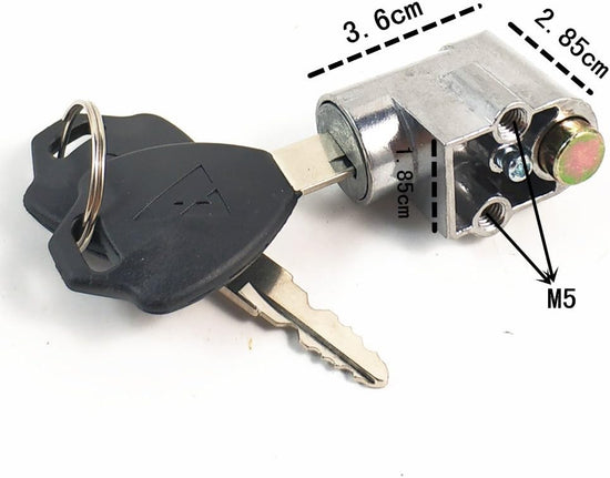 2-button lock, suitable for e-bike, electric bike, scooter, safe, locker