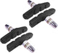 4 x bike brake blocks, 2 pairs, 60 mm, symmetric, V-brake, compatible with Shimano Tektro Avid Sram rims Cycle MTB City