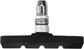 4 x bike brake blocks, 2 pairs, 60 mm, symmetric, V-brake, compatible with Shimano Tektro Avid Sram rims Cycle MTB City