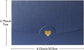 Mini envelope, 50 pieces, gift card envelope, mini pink envelopes, with heart closure, for DIY gift vouchers, Christmas, Valentine&
