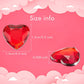 Petluno 200 red acrylic hearts for Valentine&