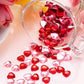 Petluno 200 red acrylic hearts for Valentine&