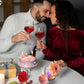2 candle-shaped molds for pouring, 3D silicone for Mother&