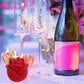 2 candle-shaped molds for pouring, 3D silicone for Mother&