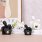 Mini Couples Statue - Ceramic Romantic Pair in Love Figurines for Bedroom Decor, TV Cabinet, Wedding Valentine&