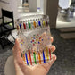 Petluno Hand Painted Stained Glass Whiskey Tumblers, Lead-Free Crystal Colorful Wine Glasses Old Fashioned for Drinking Bourbon, Scotch Whisky, Cocktails, Cognac - Father&