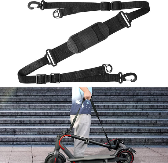 Petluno Accessories for electric scooters, compatible with Xiaomi M365/1S/Pro, scooter carry bag/child handle/ hooks/cable conduit protection/reflective set/shoulder strap/handlebar 