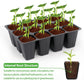 120 cell seedling starter tablets reusable, mini propagator, greenhouse growing kit, plant growing trays for indoor greenhouse plastic germination trays nurseries, growing