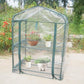 Mini Kas Small for Plants Outdoor Indoor, Portable Grow Tent with Zip Openings Flower House Gardening Backyard