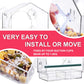 Strong suction window bird feeder, large capacity window bird feeder with removable seed tray and drainage holes for bird food, suitable for Dunnock, Blue Tit, Robin and small wild birds, 21 cm x 20 cm x 10 cm