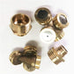 2 PCS 3 Hole Brass Atomizing Nozzle Mist Water, Brass Garden Spray Sprinkler for Gardening and Agriculture