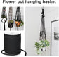 Petluno Macramé Cord 6 mm, 30 m Black Cotton Rope Thick for Crafting, Wall Hangings, Plant Hangers, Knitting, Gardening, Decoration Black 6mm 30m