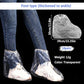10 pairs of waterproof rain shoe covers with elastic bands, disposable shoe covers for men and women, transparent waterproof anti-slip shoe covers for outdoor camping