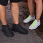 Silicone overshoes, waterproof shoe covers, reusable anti-slip suitable for rain, snow, rough beaches and narrow paths transparent L (39--42)